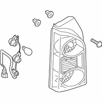 OEM 2005 Nissan Xterra Lamp Assembly-Rear Combination, LH - 26555-EA025