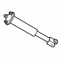 OEM 2007 Cadillac STS Rear Shock Absorber Assembly (W/ Upper Mount) - 19302765