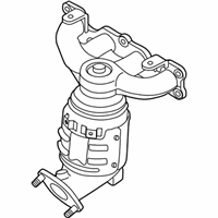 OEM 2012 Kia Sorento Exhaust Manifold Catalytic Assembly - 285102G415