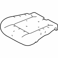 OEM Jeep Wrangler Seat Cushion Foam - 5093574AA