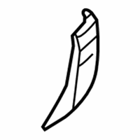 OEM 1996 Nissan Pathfinder Moulding-Rear Fender, RH - 78872-0W007