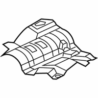 OEM 2016 Nissan Quest INSULATOR Heat Front Floor - 74753-1JA0A