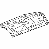 OEM 2016 Nissan Quest INSULATOR Heat Front - 74757-1JA0A