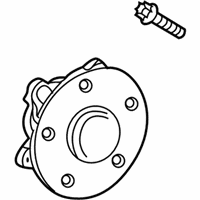 OEM 2021 Lexus LS500h Hub & Bearing Assy - 43550-62020