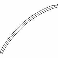 OEM 2011 Lexus GS450h Moulding, Front Door Window Frame, Upper LH - 75754-30080