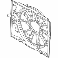 OEM BMW 535i xDrive Fan Shroud - 17-42-7-569-921