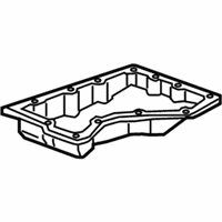 OEM 2017 Cadillac CTS Lower Oil Pan - 12673902