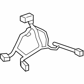 OEM Hyundai WIRING ASSY-BATTERY - 91850-CW010