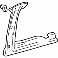 OEM 2012 Ford E-250 Quarter Pillar Trim - F6UZ-1631004-AAC