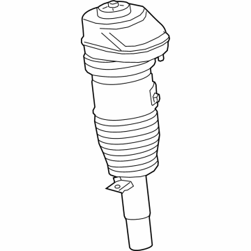 OEM 2021 BMW X6 AIR SPRING STRUT, FRONT LEFT - 37-10-6-892-425