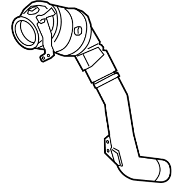 OEM BMW M550i xDrive EXCH CATALYTIC CONVERTER CLO - 18-32-8-681-201