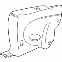 OEM Pontiac Trim Asm, Quarter Lower <Use 1C4M*Graphite - 12367859