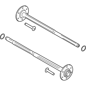 OEM 2021 Ford F-150 SHAFT ASY - REAR AXLE - ML3Z-4234-C