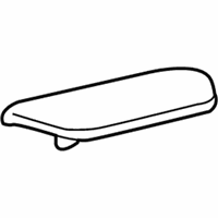 OEM 2012 Honda Crosstour Armrest, Left Rear Door Lining (Bright Ivory) (Leather) - 83753-TA5-A32ZD