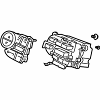 OEM 2008 Acura RDX Switch Assembly, Driver Side Automatic Air Conditioner (Blue Black Metallic) - 79620-STK-A42ZA