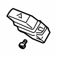 OEM 2008 Acura RDX Switch Assembly, Hazard - 35510-STK-A01