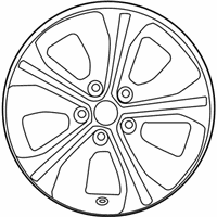 OEM Nissan Leaf Aluminum Wheel - 40300-5SA3A