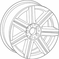 OEM 2004 Chrysler Crossfire Wheel Front - 5097969AA