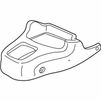 OEM Honda CR-V Console, Center *NH293L* (SEAGULL GRAY) - 83401-S10-A01ZA
