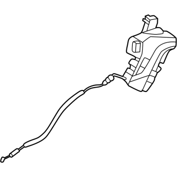OEM Hyundai Tucson LATCH ASSY-REAR DOOR, LH - 81410-N9000