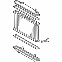 OEM 2004 Toyota Highlander Radiator Assembly - 16400-20340