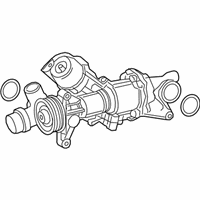 OEM 2017 Infiniti Q60 Pump Assembly Water - 21010-93C3N