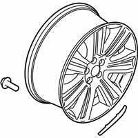 OEM 2015 Lincoln MKC Wheel, Alloy - EJ7Z-1007-E