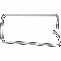 OEM 1992 Dodge B150 WEATHERSTRIP Cargo Door Glass - 4354950