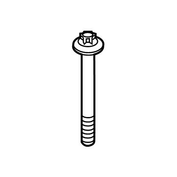 OEM BMW X1 Asa Screw With Flange - 33-32-6-858-053