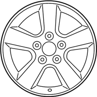 OEM 2005 Hyundai Tucson 16 Inch Wheel - 52910-2E300