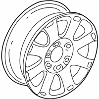 OEM 2006 Lincoln Mark LT Spare Wheel - 5L7Z-1007-AA