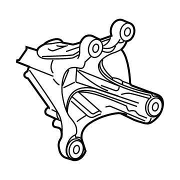 OEM BMW M4 ENGINE SUPPORTING BRACKET, R - 22-11-8-053-542