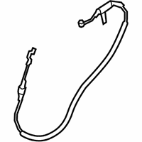 OEM 2022 BMW 330e BOWDEN CABLE, OUTSIDE DOOR H - 51-22-7-432-224