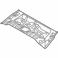 OEM 2008 Kia Rio5 Panel Assembly-Rear Floor - 655101G210