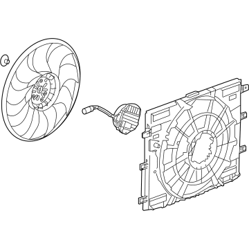 OEM 2022 Buick Envision Fan Module - 84897503