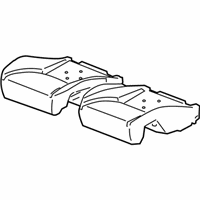 OEM 2007 Pontiac G6 Pad Asm-Rear Seat Cushion (W/ Wire) - 15238274