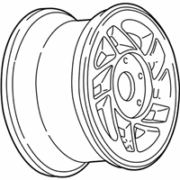 OEM 1995 Chevrolet Camaro Wheel Asm, 16X8 - 12361451