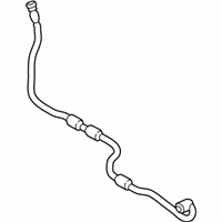 OEM 2019 BMW X6 Left Radiator Coolant Hose - 17-12-7-850-107