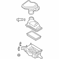 OEM Ford Edge Air Cleaner Assembly - 7T4Z-9600-A