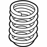 OEM 2011 BMW 335is Front Coil Spring - 31-33-6-767-366