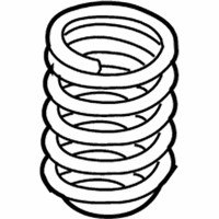 OEM 2013 BMW 128i Front Coil Spring - 31-33-6-767-366