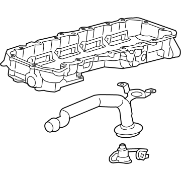 OEM GMC Sierra 2500 HD Upper Oil Pan - 12706084