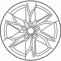 OEM 2009 Nissan Murano Aluminum Wheel - D0300-1AA2C