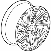 OEM 2014 Buick LaCrosse Wheel, Alloy - 9011559