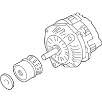 OEM Chevrolet Caprice Alternator - 92254672