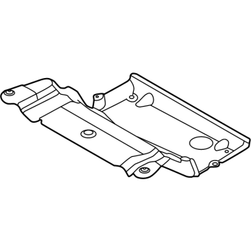 OEM 2021 BMW M440i HEAT INSULATOR FLOOR PANEL T - 51-48-8-070-511