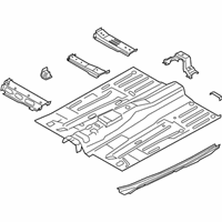 OEM 2020 Ford Transit Connect Front Floor Pan - DV6Z-1711135-D