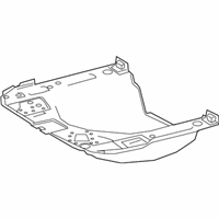 OEM Toyota Corolla Rear Floor Pan - 58311-12380