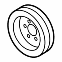 OEM 2007 BMW X5 Crank Pulley Vibration Dampner - 11-23-7-564-969