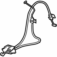 OEM BMW 645Ci Bowden Cable, Trunk Lid - 51-24-7-066-568